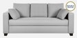 Bingo Velvet 3 Seater Sofa In Grey Colour