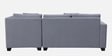 Bingo Velvet LHS Sectional Sofa (2+ Lounger) In Grey Colour Bingo Velvet LHS Sectional Sofa (2+ Lounger) In Grey Colour