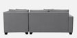 Bingo Velvet LHS Sectional Sofa (2+ Lounger) In Grey Colour Bingo Velvet LHS Sectional Sofa (2+ Lounger) In Grey Colour