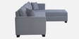 Bingo Velvet LHS Sectional Sofa (3+ Lounger) In Grey Colour Bingo Velvet LHS Sectional Sofa (3+ Lounger) In Grey Colour