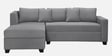 Bingo Velvet RHS RHS Sectional Sofa ( 2+ Lounger ) In Grey Colour Bingo Velvet RHS RHS Sectional Sofa ( 2+ Lounger ) In Grey Colour