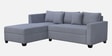 Bingo Velvet RHS RHS Sectional Sofa ( 2+ Lounger ) In Grey Colour Bingo Velvet RHS RHS Sectional Sofa ( 2+ Lounger ) In Grey Colour
