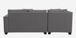 Bingo Velvet RHS Sectional Sofa (2+ Lounger) In Grey Colour Bingo Velvet RHS Sectional Sofa (2+ Lounger) In Grey Colour