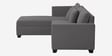 Bingo Velvet RHS Sectional Sofa (2+ Lounger) In Grey Colour Bingo Velvet RHS Sectional Sofa (2+ Lounger) In Grey Colour