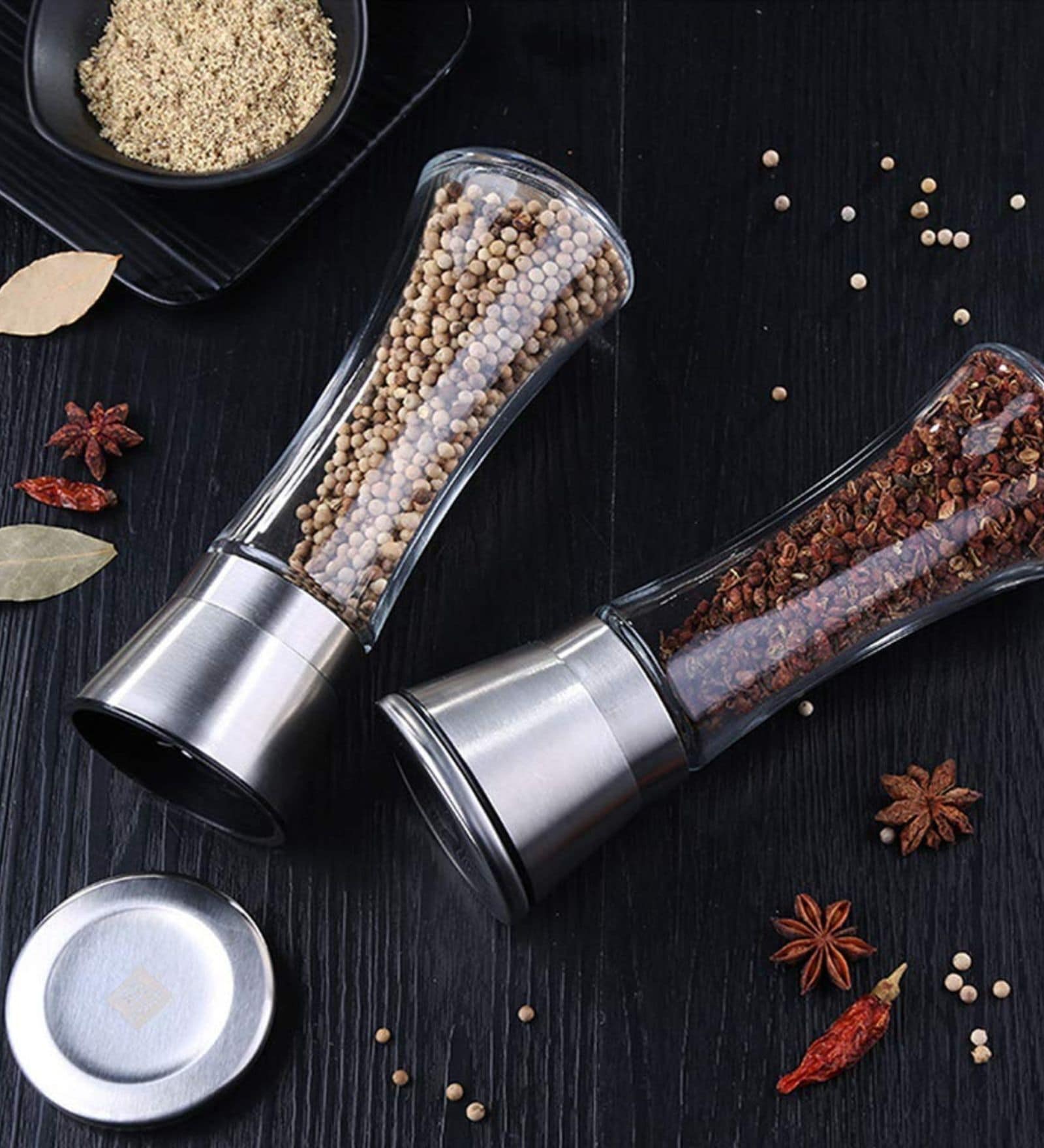 Big Hand Paper Grinder | Stainless Steel Salt and Pepper Crusher for Home, Kitchen