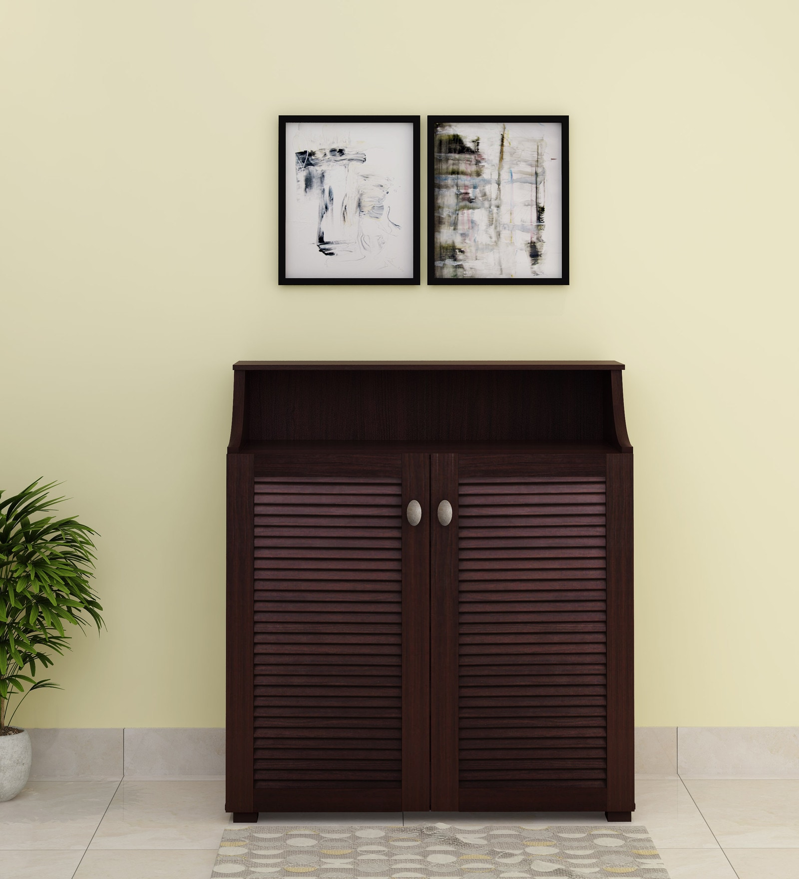 Billy Shoe Cabinet in Wenge Finish