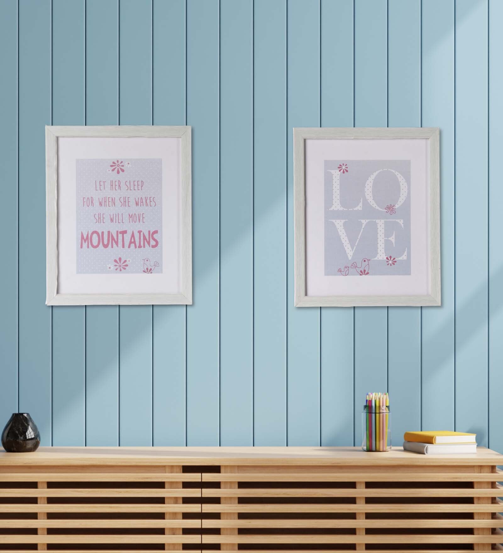 Bird Blue Canvas Set Of 1 Wall Art
