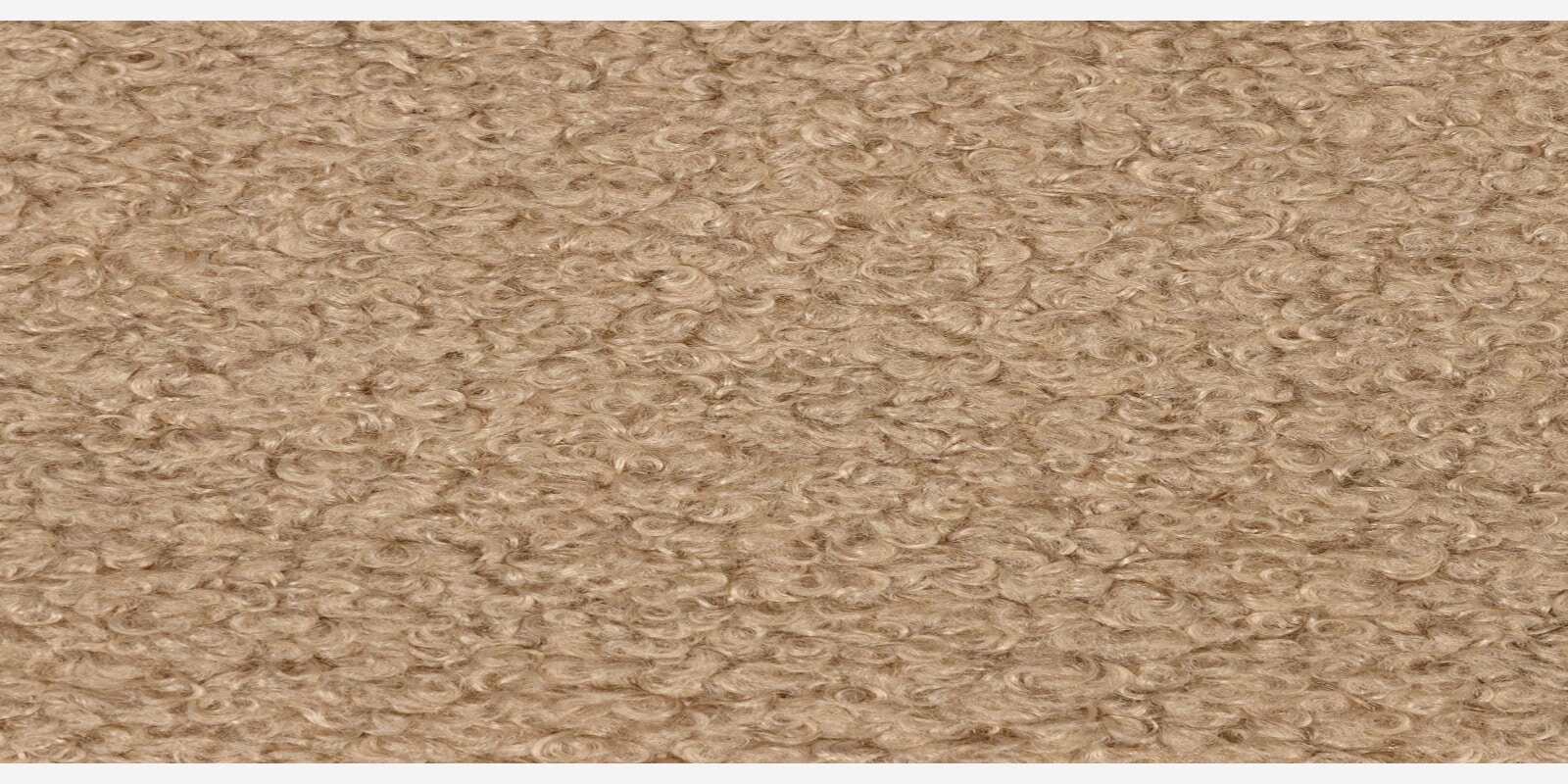 Bingo Boucle Fabric 3 Seater Sofa In Cool Beige