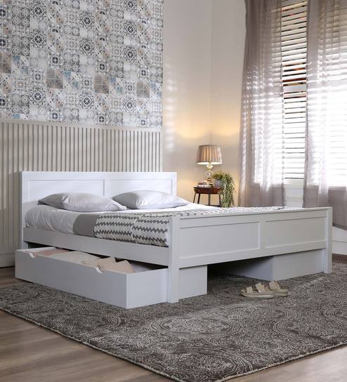 queen size cot pepperfry