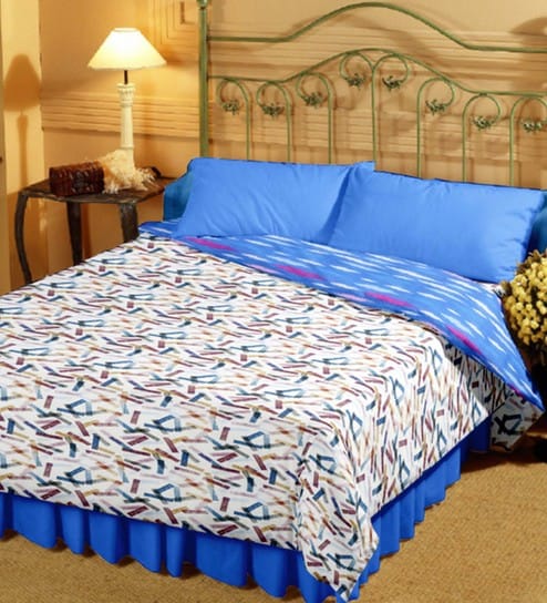 Home Garden Bianca Cotton Super Soft Single Size Spot Quilt Set