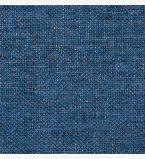 Bingo Chenille Fabric RHS 5 Seater Sectional Sofa In Denim Blue Colour