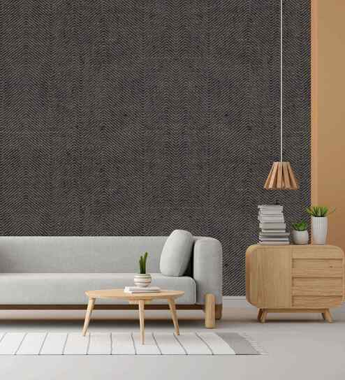Binrouji Black Design Subtle Elegance Modern Style Wallpaper
