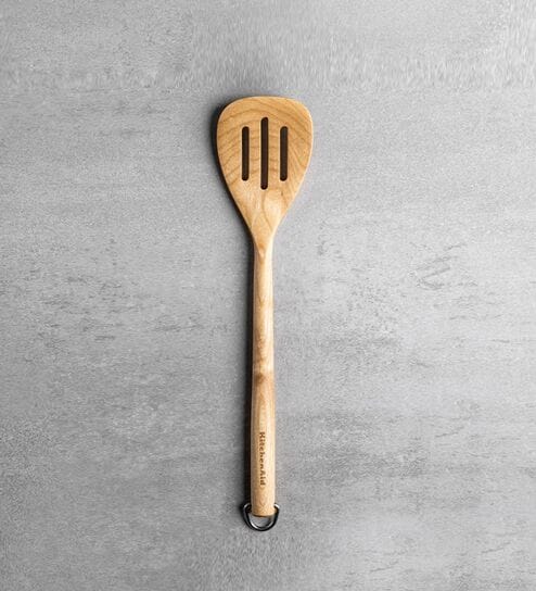 Birchwood Brown Wood Slotted Turner