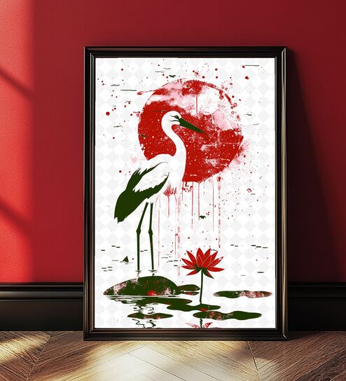 Bird Printed Canvas Wall Art