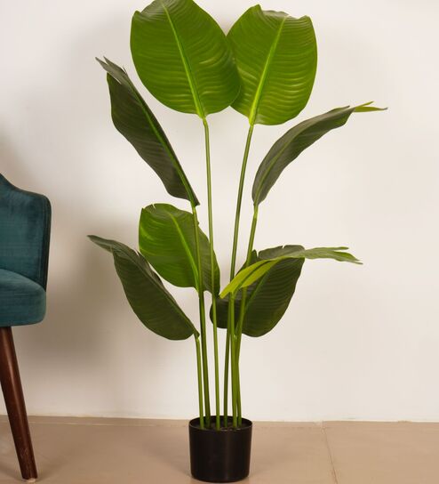 Artificial Bird of Paradise Tree Plant with Pot