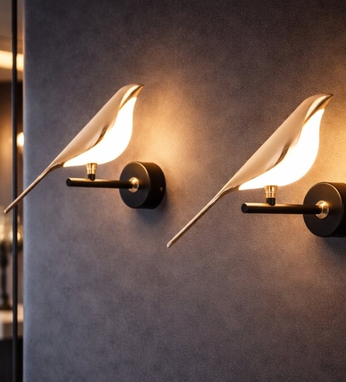 Bird Novelty Wall Lamp Set of 2