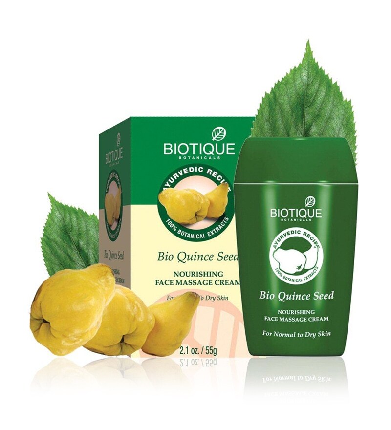 Biotique Bio Quince Seed Nourishing Face Massage Cream 55 gms by Biotique Online Fairness