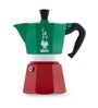 Bialetti Moka Express 3 Cups Italian Espresso Coffee Maker (Italia Multicolor)