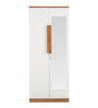 Bianca Engineered Wood Wardrobe with Mirror
