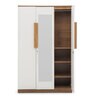 Bianca Engineered Wood 3 Door Wardrobe with Mirror