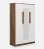 Bianca Engineered Wood 3 Door Wardrobe with Mirror