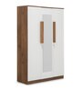 Bianca Engineered Wood 3 Door Wardrobe with Mirror