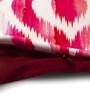 Ruyal Pink Microfibre Abstract Digital Printed Cushion Cover