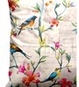 Ruyal Ivory Microfibre Animal Print Digital Printed Cushion Cover