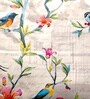 Ruyal Ivory Microfibre Animal Print Digital Printed Cushion Cover