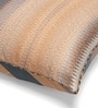 Suzane Earth & Beige Silk Linen Abstract Geometric Reversible Printed Cushion Cover