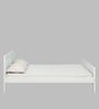 Bergamo Solid Wood King Size Bed in Scratch Resistant White Finish