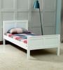 Bianca Solid Wood Single Bed In White Finish