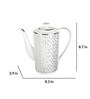 Bianco 1.5 Ltrs White Tea Pot