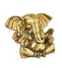 Big Blessing Appu Ganesh Gold Brass Idol