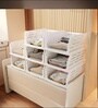 White Big Cloth Rack Shirt Stracker Organizer 8 Pcs