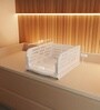 White Big Cloth Rack Shirt Stracker Organizer 6 Pcs