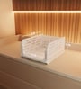 White Big Cloth Rack Shirt Stracker Organizer 4 Pcs