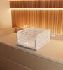 White Big Cloth Rack Shirt Stracker Organizer 8 Pcs