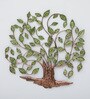 Big Lilac Tree Multicolour Iron Wall Art With Led