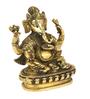 Big Nepali Ganesh Black & Gold Brass Idol