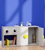 Big Nino Kids Storage Cabinet in Grey & Yellow Colour
