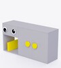 Big Nino Kids Storage Cabinet in Grey & Yellow Colour