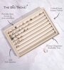 Cream Big Ring Organiser Jewellery Tray