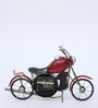 Bike 3'' Red Iron Table Clock