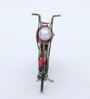 Bike 3'' Red Iron Table Clock