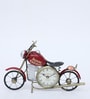 Bike 3'' Red Iron Table Clock