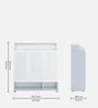 Bilbo Shoe Cabinet in White Finish