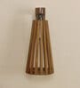 Billet Brown Wooden Wall Light
