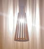 Billet Brown Wooden Wall Light
