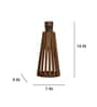 Billet Wooden Novelty Wall Light (Natural Wood)